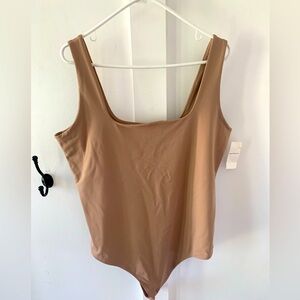 Abercrombie & Fitch beige bodysuit NWT